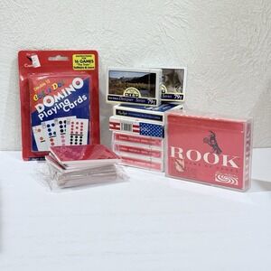 Lot Of Cardinal 517 Double 12 Color Dot Domino Playing Cards Game New Sealed T90